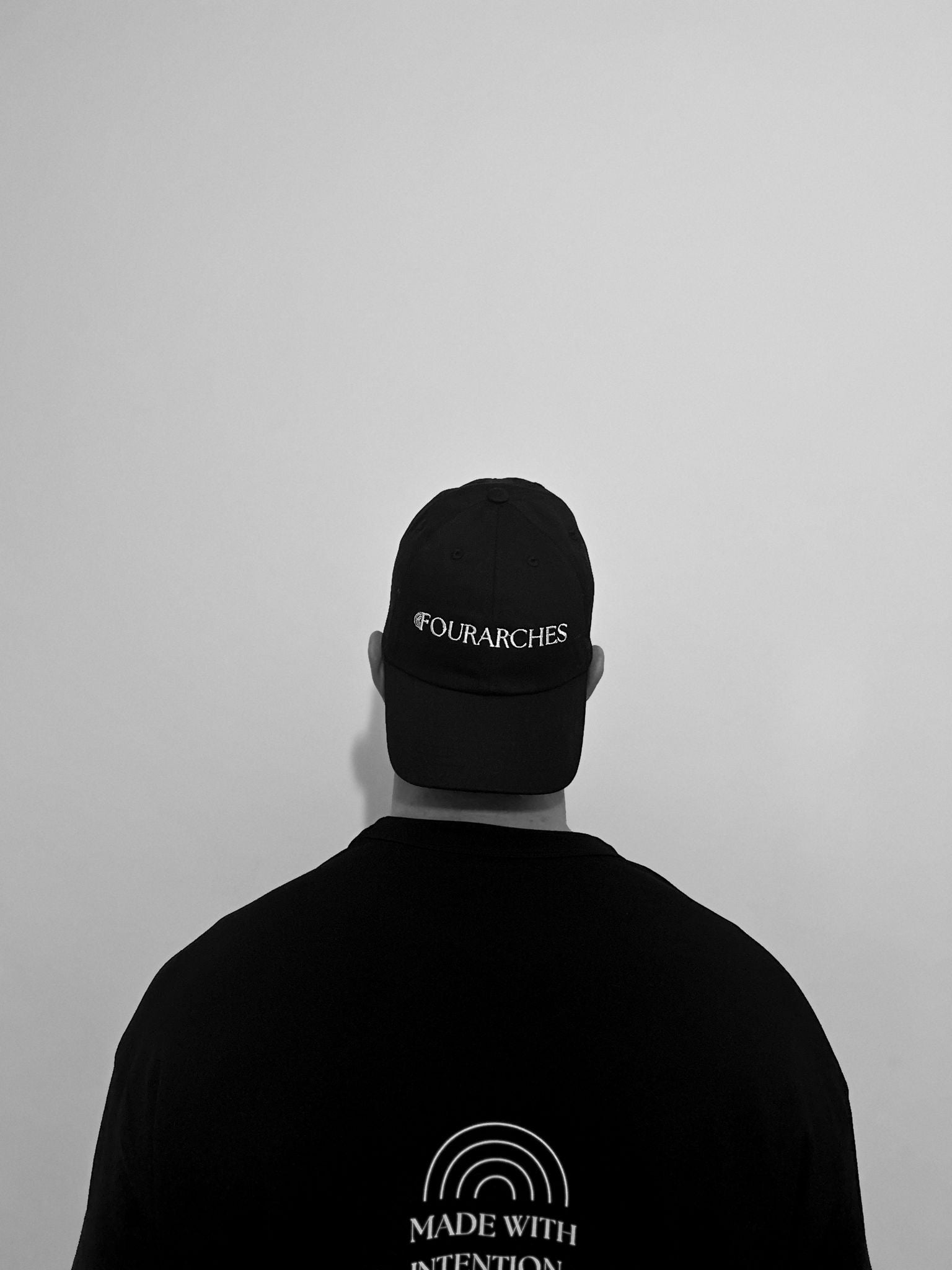 BLACK FOUR ARCHES CAP