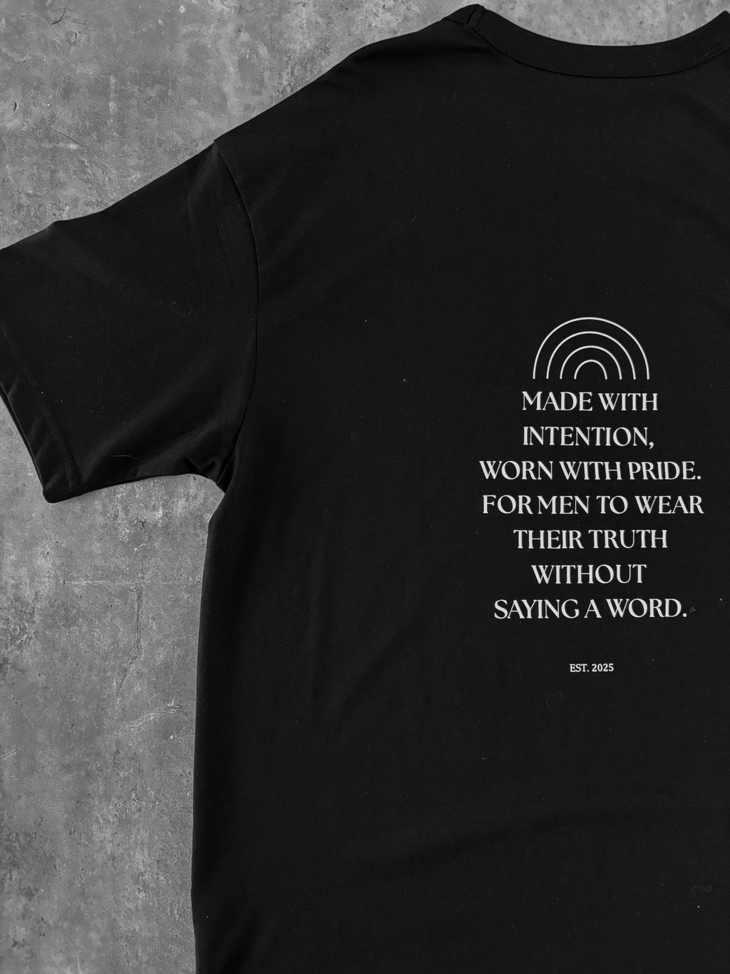 BLACK PRINTED T-SHIRT